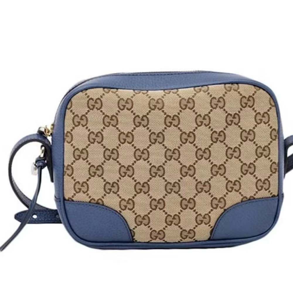 Gucci Blue and Tan Women's Bag